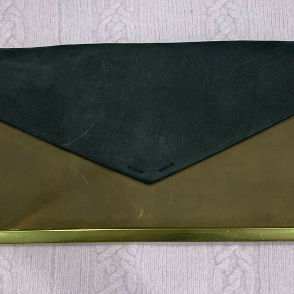 Madewell Handbags - Madewell “ The Eaton” Leather Clutch ! Brown/Black